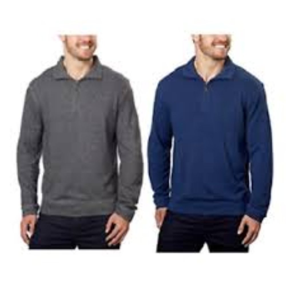 Hudson River Men’s ¼ Zip Long Sleeve Pullover